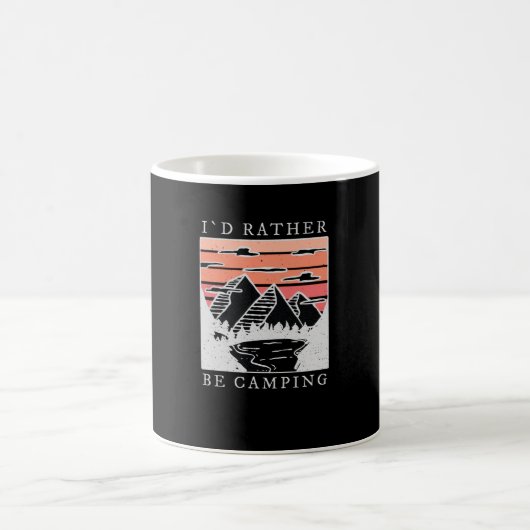 Camping - ich wäre eher Camping Kaffeetasse (Mittel)