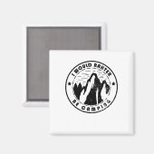 Camping - ich wäre eher Camping Magnet (Vorderseite/Rückseite)