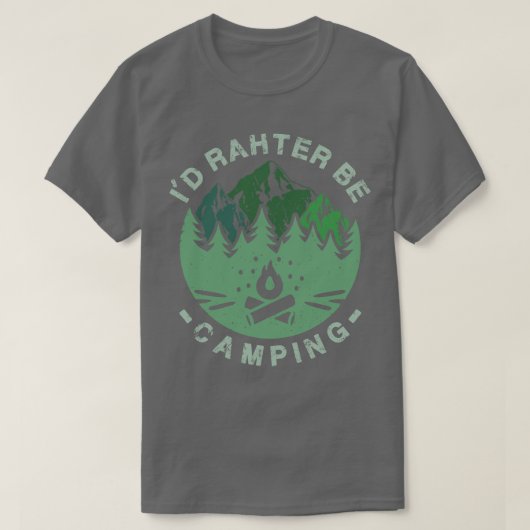 Camping-ID sollte Camping 1 sein T-Shirt (Design vorne)