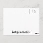 Camping, im Freien begehbar Weihnachten Postkarte (Rückseite)