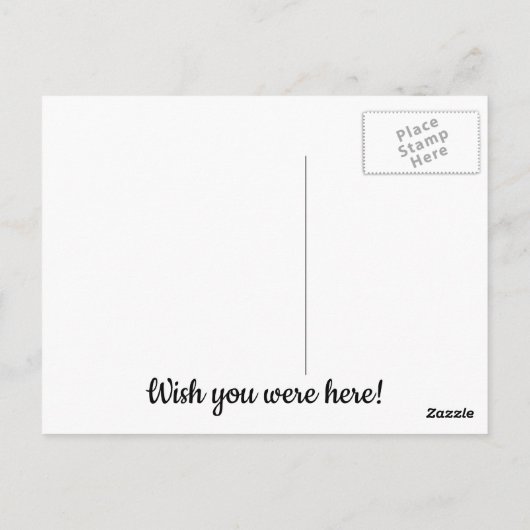 Camping, im Freien begehbar Weihnachten Postkarte (Rückseite)