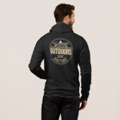 Camping im Freien Hoodie (Schwarz voll)