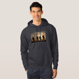 Camping im Freien   Männerhoodie Hoodie