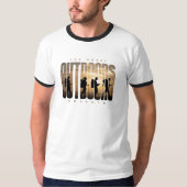 Camping im Freien | Männerklingeln T-Shirt (Vorderseite)