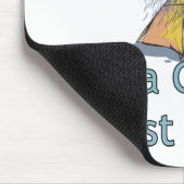 Camping im Regen Mousepad (Ecke)