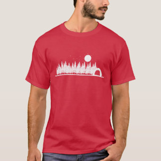 Camping im Urlaubswald Berge Freiheit f T-Shirt
