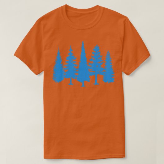 Camping im Wald T-Shirt (Design vorne)