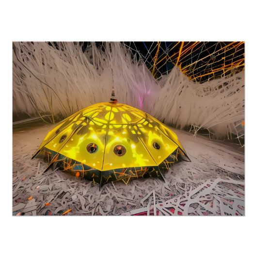 Camping in anderen Abmessungen Poster (Vorderseite)