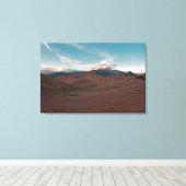 Camping in den Dünen Leinwanddruck (Insitu (Holzboden))