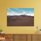 Camping in den Dünen Leinwanddruck (Insitu (Wohnzimmer))