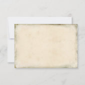 Camping in den Wäldern Hochzeitskarten für RSVP (Rückseite)