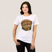Camping in der Nähe von mir finden - Retro Women's Tri-Blend Shirt (Vorderseite voll)