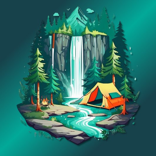 Camping in der Natur T-Shirt