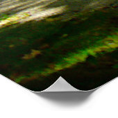 Camping in einer A-Frame-Kabine Poster (Ecke)