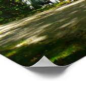 Camping in einer A-Frame-Kabine Poster (Ecke)