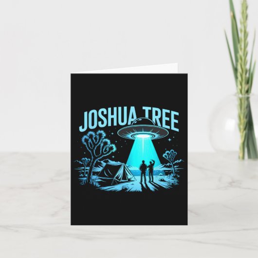 Camping in Joshua Tree Karte (Vorderseite)