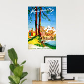 Camping in Kandersteg, Schweiz Poster (Heimbüro)