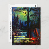 CAMPING IN MICHIGANS OBERER PENINSULA MI POSTCARD POSTKARTE (Vorne/Hinten)