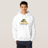 Camping in Zehnteln Hoodie (Vorne ganz)