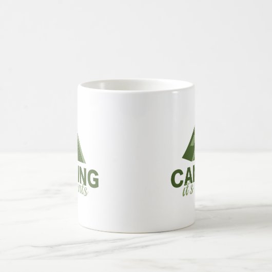 Camping in Zehnteln Kaffeetasse (Mittel)