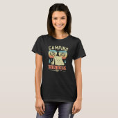 Camping in Zelte Zelt Camping Vintag T-Shirt (Vorne ganz)
