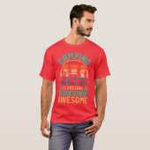 Camping Is Awesome Beer Make It friend T-Shirt (Vorne ganz)