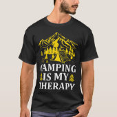 Camping is Myherapy funny T-Shirt (Vorderseite)
