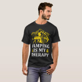 Camping is Myherapy funny T-Shirt (Vorne ganz)