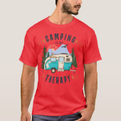 CAMPING IS MYHERAPY gift T-Shirt (Vorderseite)