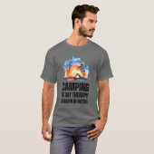 Camping Is Myherapy Session In Nature friend T-Shirt (Vorne ganz)