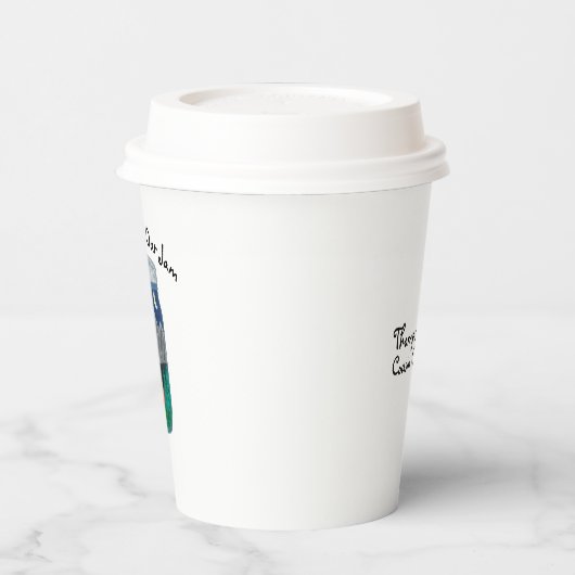 Camping is Our Jam Tent and Mountains in Jar Pappbecher (Links)