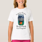 Camping is Our Jam Tent and Mountains in Jar T-Shirt (Vorderseite)