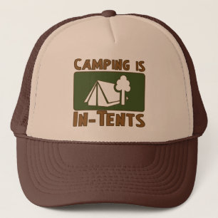 Camping ist Absichten Truckerkappe