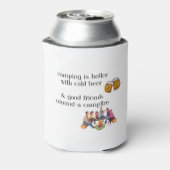 Camping ist besser mit Cold Beer Dosenkühler (Kanne Rückseite)