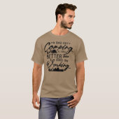 Camping ist das beste Retro T-Shirt (Vorne ganz)
