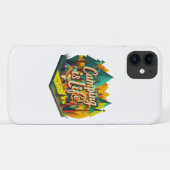 Camping ist das Leben Case-Mate iPhone Hülle (Rückseite (Horizontal))