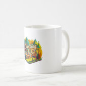 Camping ist das Leben Kaffeetasse (VorderseiteRechts)