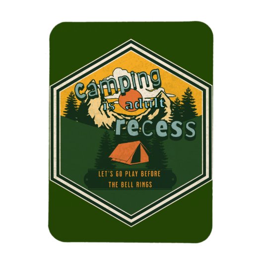 Camping ist Erwachsenenalter, gehen wir zum Spiele Magnet (Vertikal)