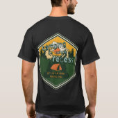 Camping ist Erwachsenenalter, gehen wir zum Spiele T-Shirt (Rückseite)