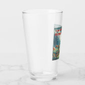 Camping ist Friggin großer Funny Rain Glas (Rechts)