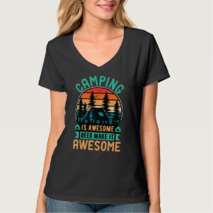 Camping ist großartig, Bier macht es großartig T-Shirt