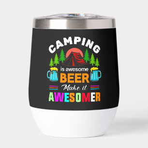 Camping ist großartiges Bier Macht es noch großart