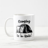 Camping ist im Zehntel Kaffeetasse (Links)