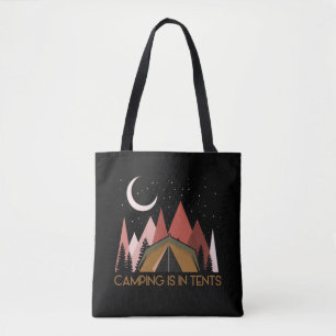 Camping ist im Zehnten Camping Tasche