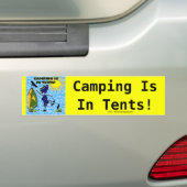 Camping ist im Zelt-Entwurf Autoaufkleber (Auf Auto)