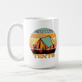 Camping ist im Zelt Kaffeetasse (Links)