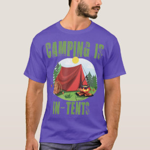 Camping ist im Zelt lustige Geschenke für glücklic T-Shirt