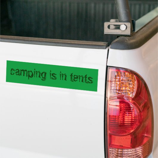 Camping ist in den Zelten Autoaufkleber (Auf Lkw)