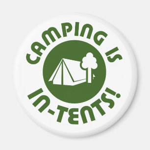 Camping ist in den Zelten Magnet