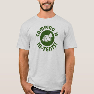 Camping ist in den Zelten T-Shirt